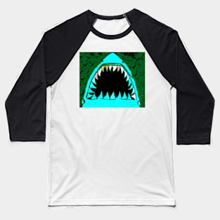 Shark bite Baseball T-Shirt